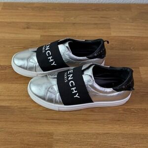 Givenchy Paris Silver  Sneakers Kids Size 34